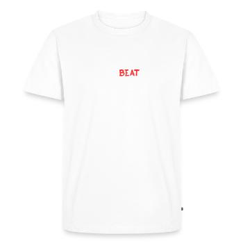 Training to beat goku - Men's Premium Organic T-Shirt - white - Front - Nico (187cm)