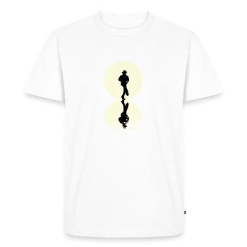 Moon Country Dance Shirt - Men's Premium Organic T-Shirt - white - Front - Nico (187cm)