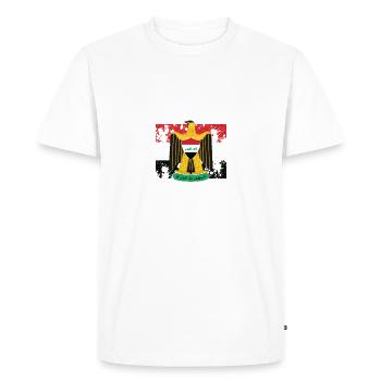 Iraqi Culture - Men's Premium Organic T-Shirt - white - Front - Nico (187cm)