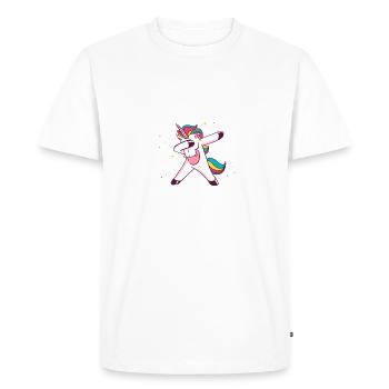 unicorn squad - Men's Premium Organic T-Shirt - white - Front - Nico (187cm)
