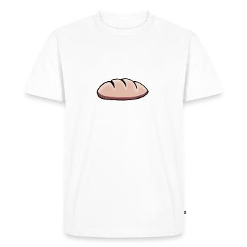 Pain pain douleur - T-shirt Premium bio Homme - blanc - Devant - Nico (187cm)