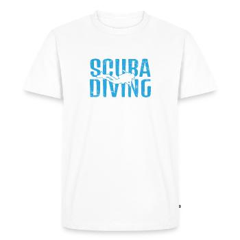 Scuba Diving - T-shirt Premium bio Homme - blanc - Devant - Nico (187cm)
