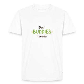 Best Buddies Forever - T-shirt Premium bio Homme - blanc - Devant - Nico (187cm)