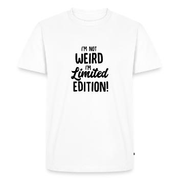 I'm Not Weird I'm Limited Edition - T-shirt Premium bio Homme - blanc - Devant - Nico (187cm)