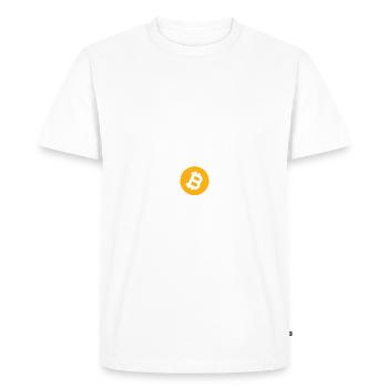 Satoshi Nakamoto - T-shirt Premium bio Homme - blanc - Devant - Nico (187cm)