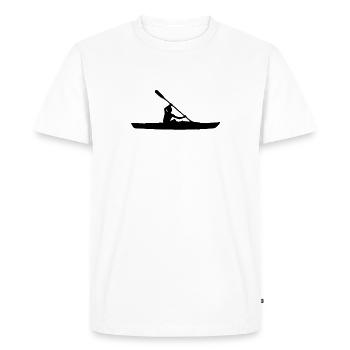 Rowing Kayak Sport Canoeing Canoeing Canoe Kayak F - Men's Premium Organic T-Shirt - white - Front - Nico (187cm)