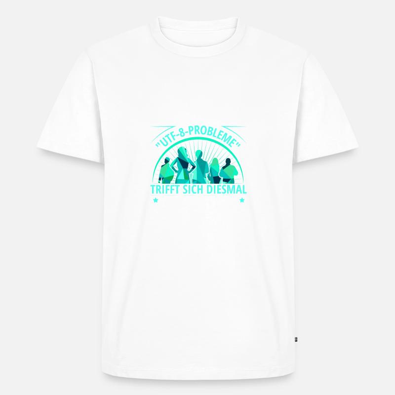 Witziger Spruch für Nerds, Programmierer - Männer Premium Bio T-Shirt - Weiß