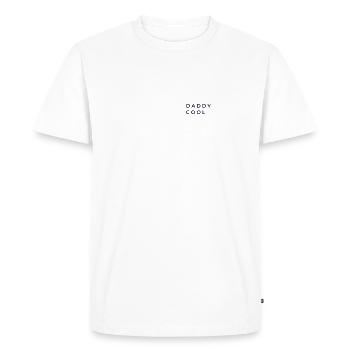 Daddy Cool - Men's Premium Organic T-Shirt - white - Front - Nico (187cm)