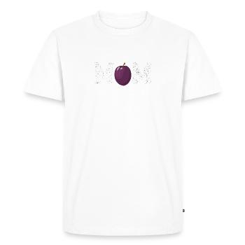Maman Prune - T-shirt Premium bio Homme - blanc - Devant - Nico (187cm)