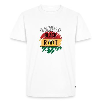 Black History Month Registered Behavior Technician - Men's Premium Organic T-Shirt - white - Front - Nico (187cm)