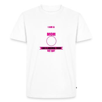 Mushroom picker Mom - Men's Premium Organic T-Shirt - white - Front - Nico (187cm)