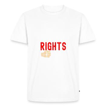 Southpaw - Men's Premium Organic T-Shirt - white - Front - Nico (187cm)