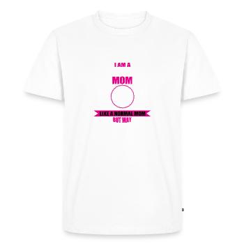 Maman Dodgeball - T-shirt Premium bio Homme - blanc - Devant - Nico (187cm)