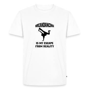 Breakdance Danse Sport Dancer Cadeau Danse - T-shirt Premium bio Homme - blanc - Devant - Nico (187cm)