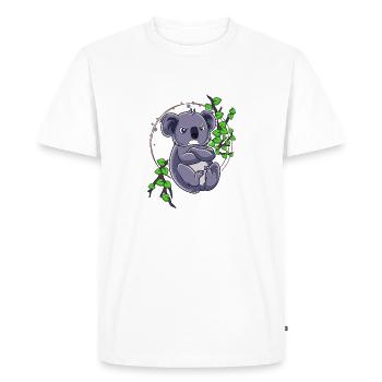 Annoying Koala Bear Funny Gift - Men's Premium Organic T-Shirt - white - Front - Nico (187cm)