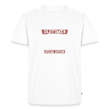 Oldtimer October 1978 44th birthday gift - Men's Premium Organic T-Shirt - white - Front - Nico (187cm)