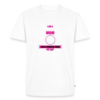 Rétro Ferry Vêtements Porte-conteneurs - T-shirt Premium bio Homme - blanc - Devant - Nico (187cm)