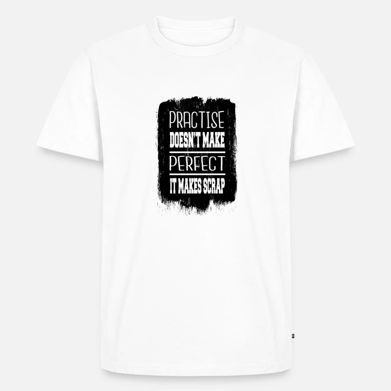 tools construction carpenter carpenter plumber - Männer Premium Bio T-Shirt - Weiß