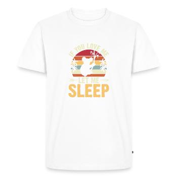 If You Love Let Me Sleep koalas - T-shirt Premium bio Homme - blanc - Devant - Nico (187cm)