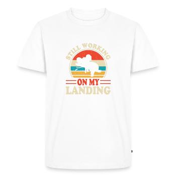 still working on my landing - love koalas - T-shirt Premium bio Homme - blanc - Devant - Nico (187cm)