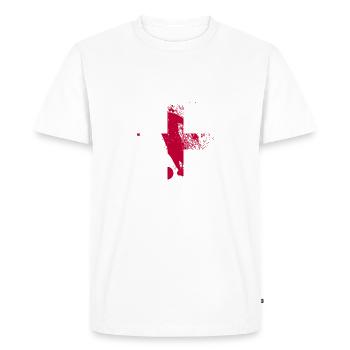 Équipe nationale Angleterre - T-shirt Premium bio Homme - blanc - Devant - Nico (187cm)