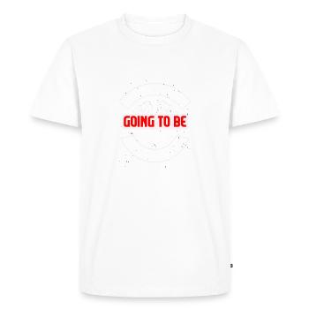 As Long As You're Going To Be Thinking Anyway Thin - Men's Premium Organic T-Shirt - white - Front - Nico (187cm)