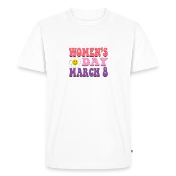 March 8 Women's Day - Feminism, Equality Women Emp - Men's Premium Organic T-Shirt - white - Front - Nico (187cm)