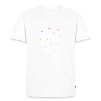 Drôle de dicton pour bureau, bureau, travail et travail - T-shirt Premium bio Homme - blanc - Devant - Nico (187cm)