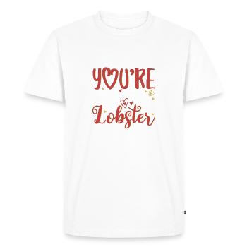 You are my lobster - Men's Premium Organic T-Shirt - white - Front - Nico (187cm)
