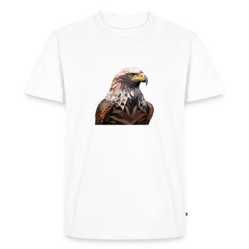 AIGLE - T-shirt Premium bio Homme - blanc - Devant - Nico (187cm)