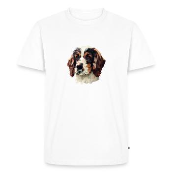 CHIOT - T-shirt Premium bio Homme - blanc - Devant - Nico (187cm)