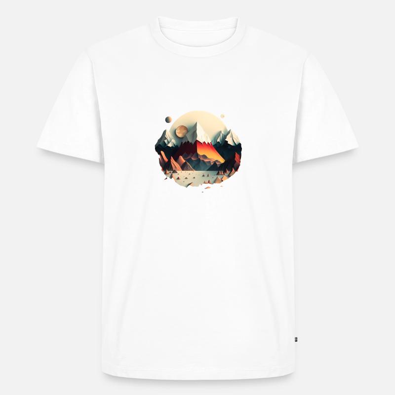 SURREAL - Männer Premium Bio T-Shirt - Weiß