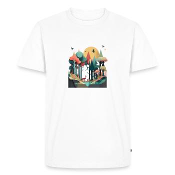 SURREAL - Men's Premium Organic T-Shirt - white - Front - Nico (187cm)