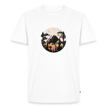 SURREAL - Men's Premium Organic T-Shirt - white - Front - Nico (187cm)