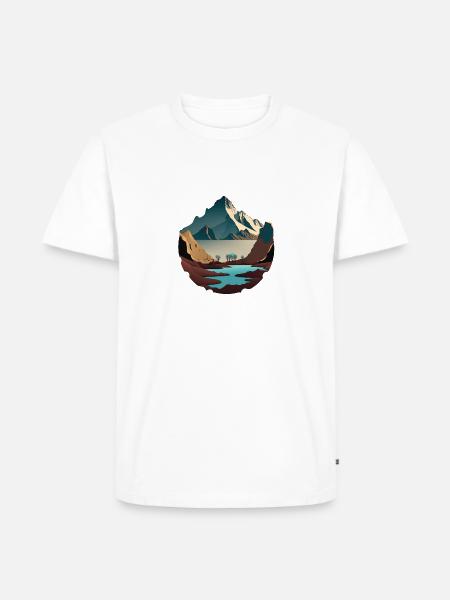 SURREAL - Men's Premium Organic T-Shirt - white
