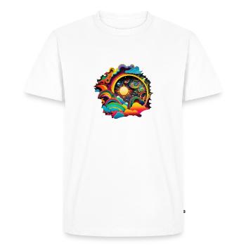 SURREAL - Men's Premium Organic T-Shirt - white - Front - Nico (187cm)