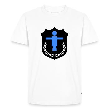 Crête de kicker - T-shirt Premium bio Homme - blanc - Devant - Nico (187cm)