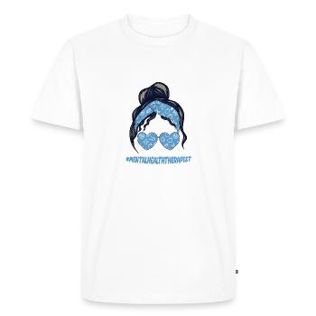 Mental Health The Rapist 4 - Men's Premium Organic T-Shirt - white - Front - Nico (187cm)