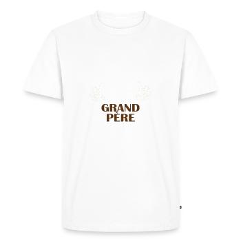 Voilà à quoi ressemble le grand-père parfait - T-shirt Premium bio Homme - blanc - Devant - Nico (187cm)