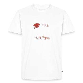 Le gland en valait la peine, Abitur - T-shirt Premium bio Homme - blanc - Devant - Nico (187cm)