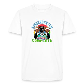 Kids Kindergarten Level Complete Graduation Class - Men's Premium Organic T-Shirt - white - Front - Nico (187cm)