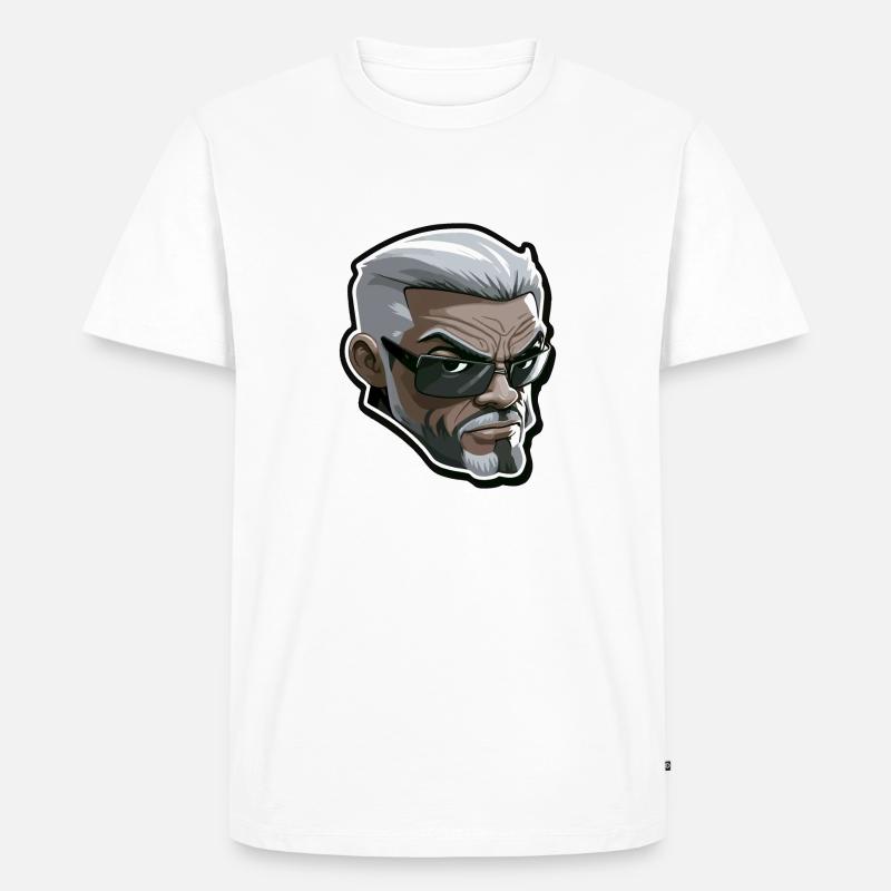 Cooler Typ - Männer Premium Bio T-Shirt - Weiß