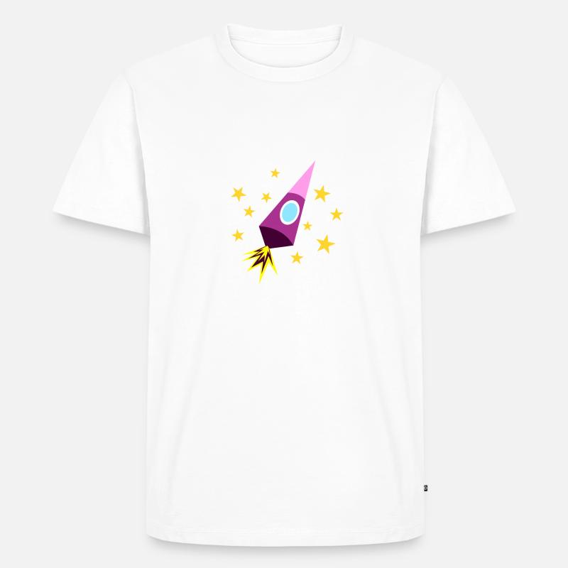 Schulkind Endlich Durchstarten - Männer Premium Bio T-Shirt - Weiß
