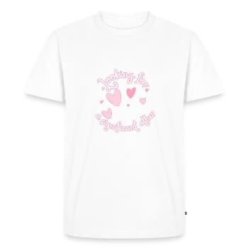 À la recherche d’un autre significatif - T-shirt Premium bio Homme - blanc - Devant - Nico (187cm)