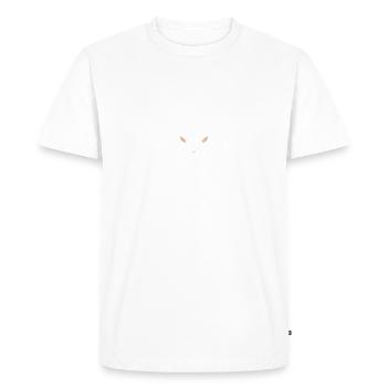 Citation humour petite chèvre - T-shirt Premium bio Homme - blanc - Devant - Nico (187cm)