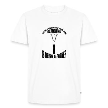 Jardinier Hobby Jardinier Verger Jardin Cadeau - T-shirt Premium bio Homme - blanc - Devant - Nico (187cm)