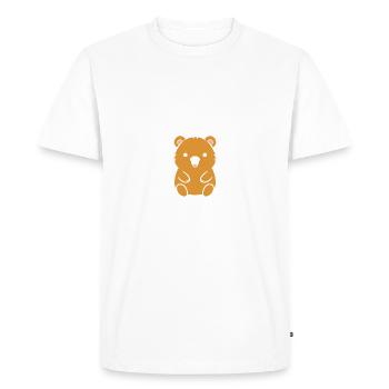 Petit animal mignon Quokka - T-shirt Premium bio Homme - blanc - Devant - Nico (187cm)