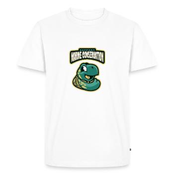 Marine Conservation - Men's Premium Organic T-Shirt - white - Front - Nico (187cm)
