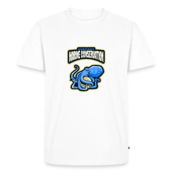 Marine Conservation - Men's Premium Organic T-Shirt - white - Front - Nico (187cm)