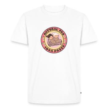 Yoga Girls - Men's Premium Organic T-Shirt - white - Front - Nico (187cm)